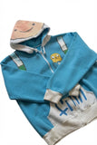 Mavi Adventure Time Finn Unisex Kapüşonlu Hırka