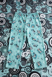 Mavi Hatsune Miku Anime Beli Lastikli Y2K Eşofman