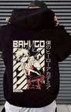 My Hero Academia Katsuki Bakugo Ön - Arka Baskılı Oversize Sweatshirt