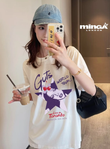Unisex Olivia Rodrigo Toronto Tour Baskılı Baskılı Bisiklet Yaka Oversize T-Shirt