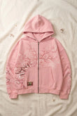 Pembe Sakura Japonic Harajuku Y2K Unisex Hırka
