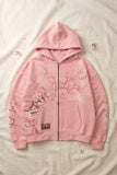 Pembe Sakura Japonic Harajuku Y2K Unisex Hırka