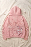 Pembe Sakura Japonic Harajuku Y2K Unisex Hırka