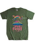 Pink Floyd Music Group Haki Rengi Baskılı Oversize T-shirt