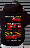 Porshe 911 Tasarım Kapşonlu Unisex Sweatshit Hoodie