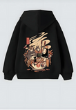 Ramen Pool Party Unisex Oversize Kapşonlu Hoodie Sweatshirt