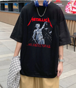 Rock Serisi Metallica And Justice For All Siyah Unisex Oversize T-shirt