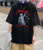 Rock Serisi Metallica And Justice For All Siyah Unisex Oversize T-shirt