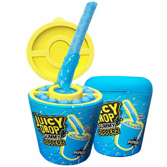 Juicy Drop Gummy Dipperz Raspberry