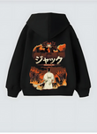 Samurai Jack Tasarım Kapşonlu Unisex Sweatshit Hoodie
