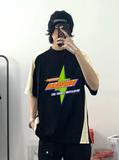 Siyah Brawndo Unisex Reglan Y2K  T-Shirt