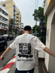 Siyah Luxury Car Brand Lord Sırt Baskılı Oversize Unisex T-shirt