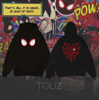 Spider Web Kapşonlu Sweatshirt