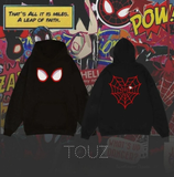 Spider Web Kapşonlu Sweatshirt