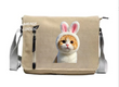Bej Rabbit Cat Postacı Çantası