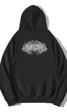 Unisex Oversize Deathcore Lettering Sweatshirt Hoodie