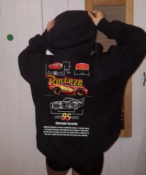 Unisex Rusteze mcqueen Hırka Siyah