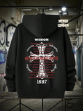 Unisex Siyah 1997 Baskılı Oversize Sweatshirt