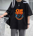 Ozzy Osbourne Baskılı Siyah T-Shirt