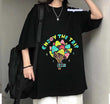 Enjoy The Trıp Baskılı Siyah T-Shirt