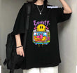 Lonely Love Is Hurt Baskılı Siyah T-Shirt