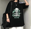 Escape Baskılı Siyah T-Shirt