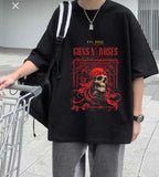 Guns N' Roses Baskılı Siyah T-Shirt
