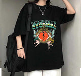 Eternal Baskılı Siyah T-Shirt