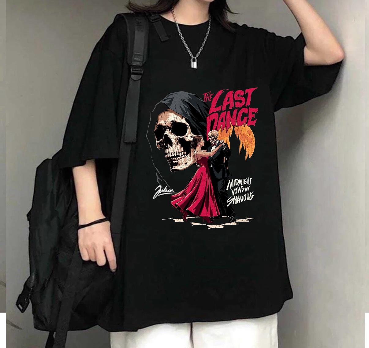 The Last Dance Baskılı Siyah T-Shirt