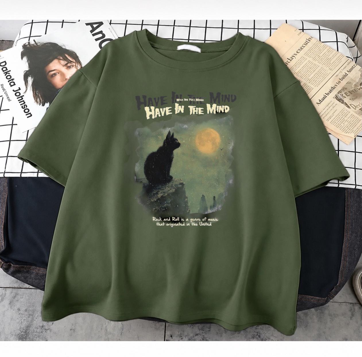 Have In The Mınd Baskılı Haki T-Shirt
