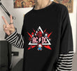 Fake Kol AC & DC Chucky Baskılı Oversize T-Shirt