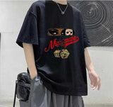 Night Mare Baskılı Siyah T-Shirt