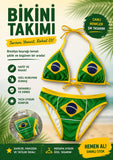 Brezilya Temalı Bikini Takımı